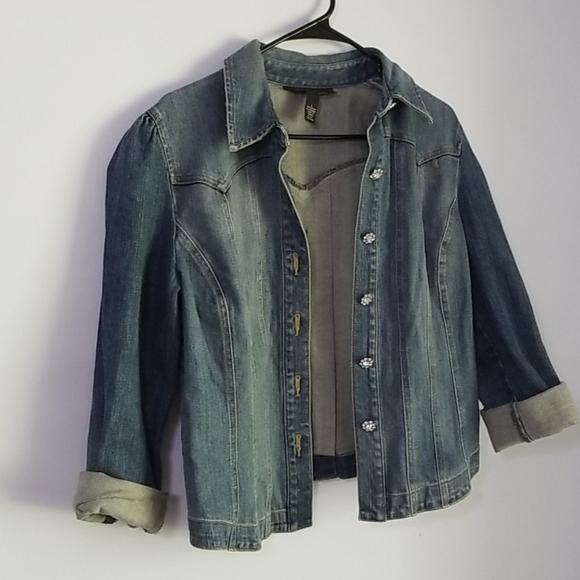 INC International Concepts Jackets & Blazers - Jean jacket